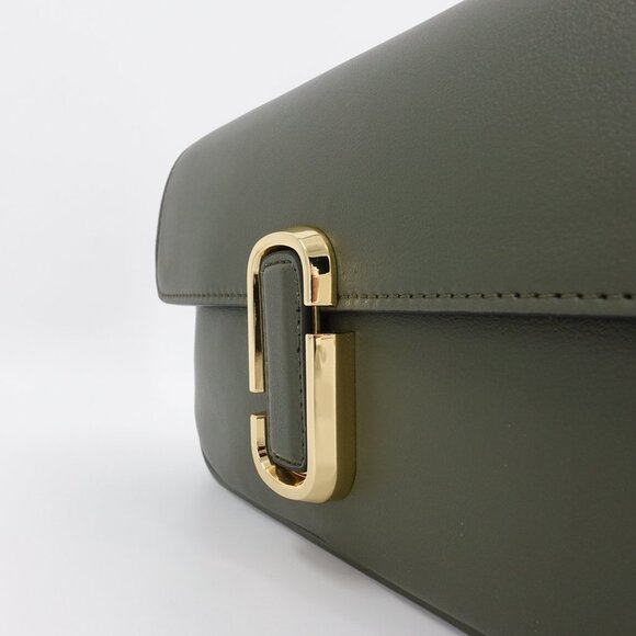 Marc Jacobs The J Marc Crossbody Shoulder Bag Khaki Green OS - Picture 9 of 14